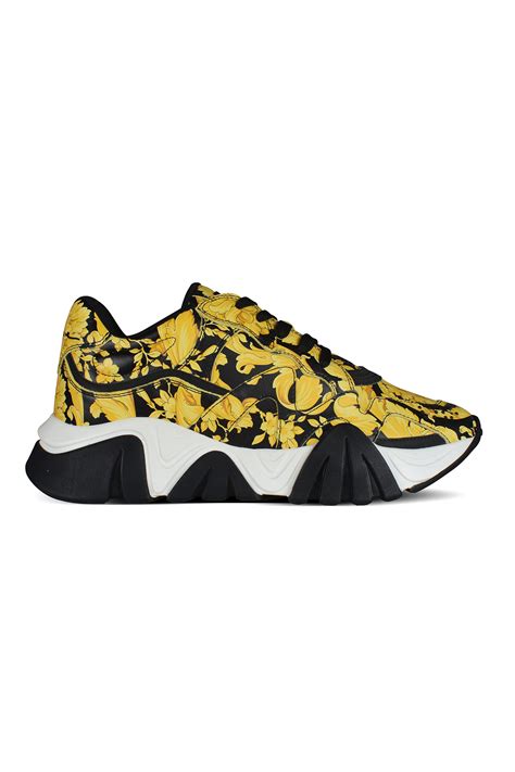 versace sneakers yellow|versace black and white sneakers.